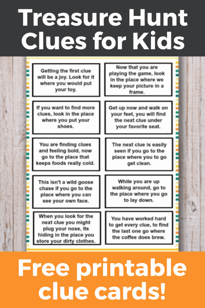 Garage Scavenger Hunt Printable Beatrice R Cooke