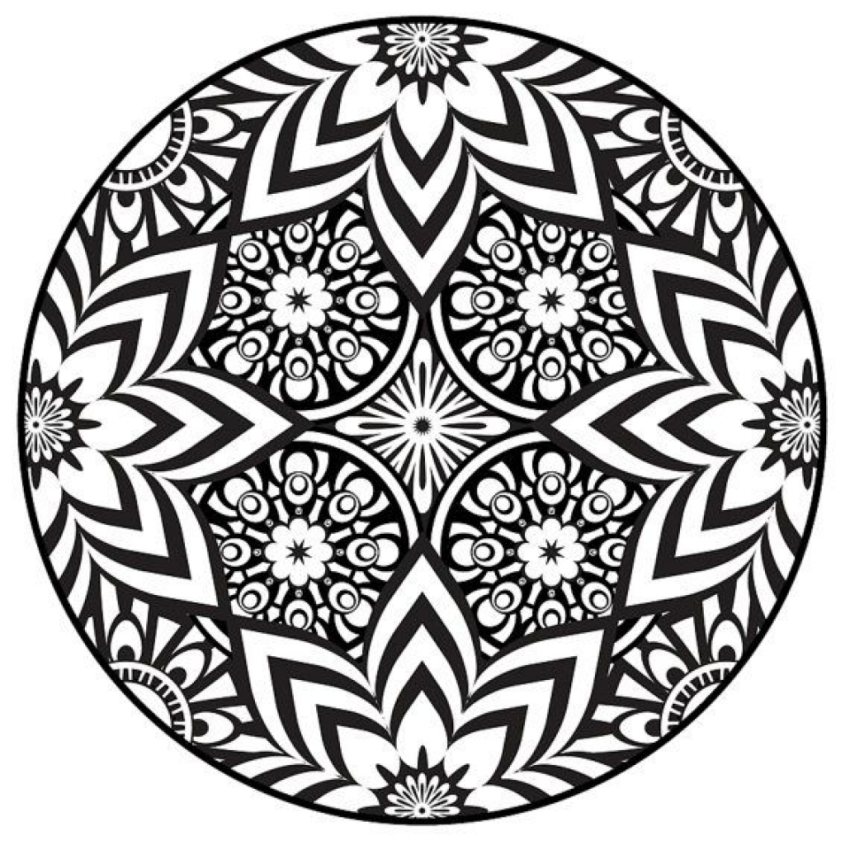 Get This Free Mandala Coloring Pages For Adults To Print 88595