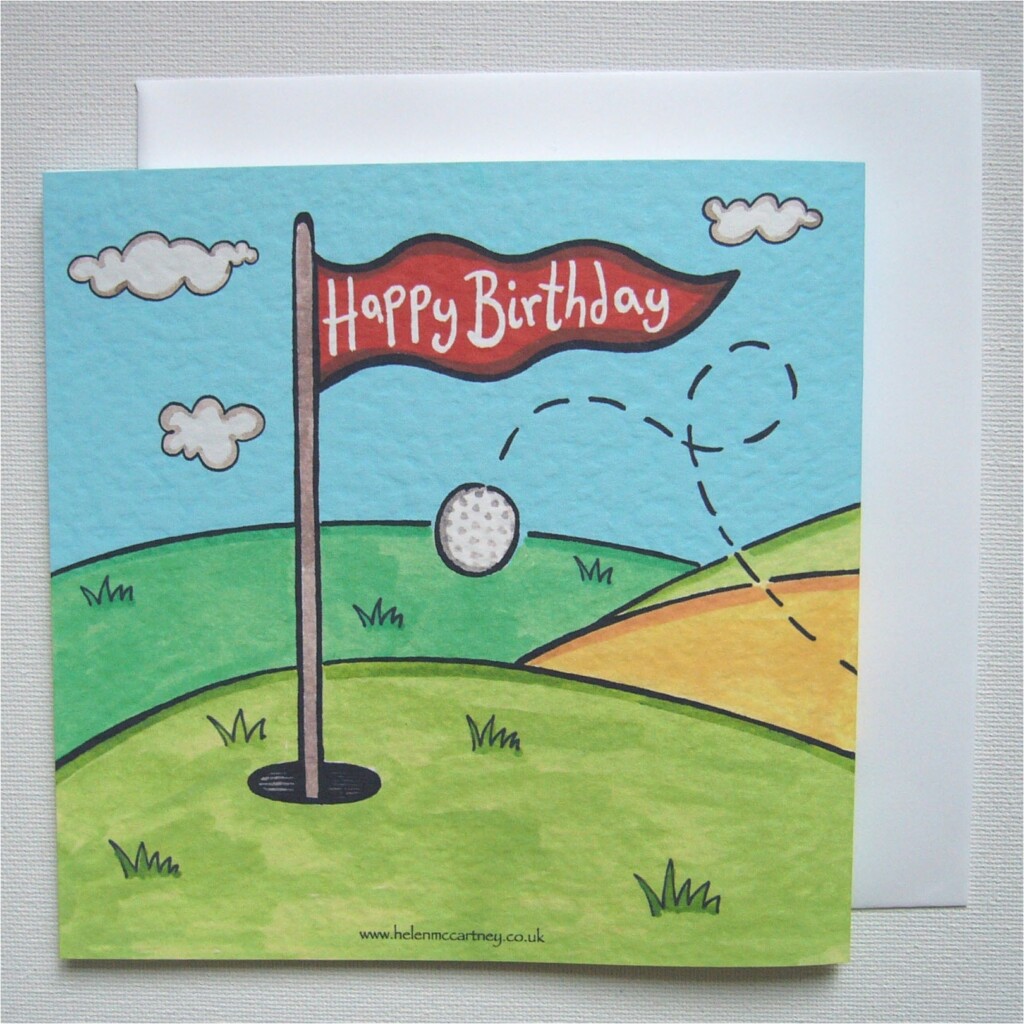 Golf Birthday Cards Free Printable