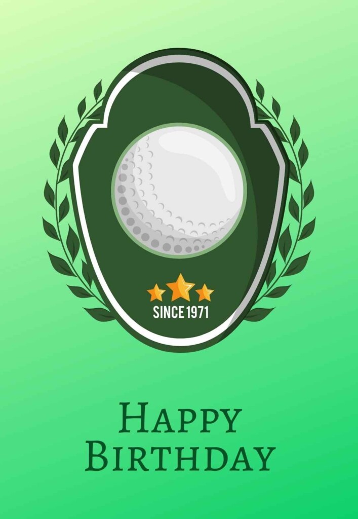 Golf Printable Birthday Cards PRINTBIRTHDAY CARDS