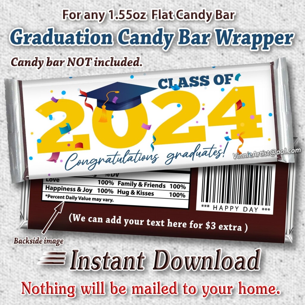 Graduation Candy Bar Wrappers Free Printables Artofit