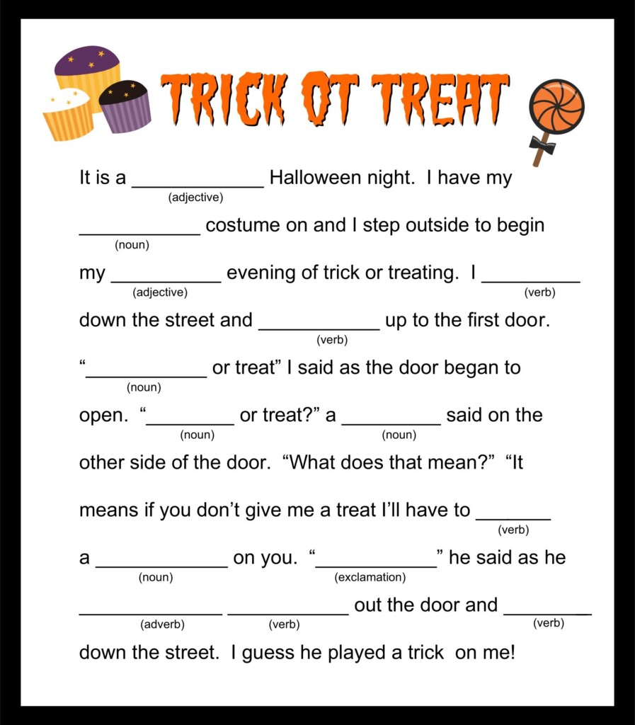 Halloween Mad Libs For Kids At Genwinterblog Blog