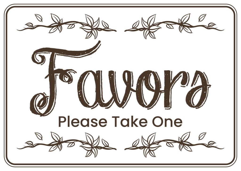 Halloween Please Take One Sign 15 Free PDF Printables Printablee 