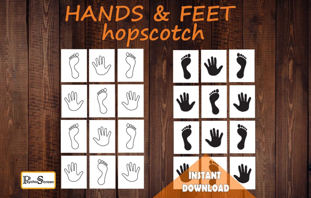 Hand And Feet Game Printable