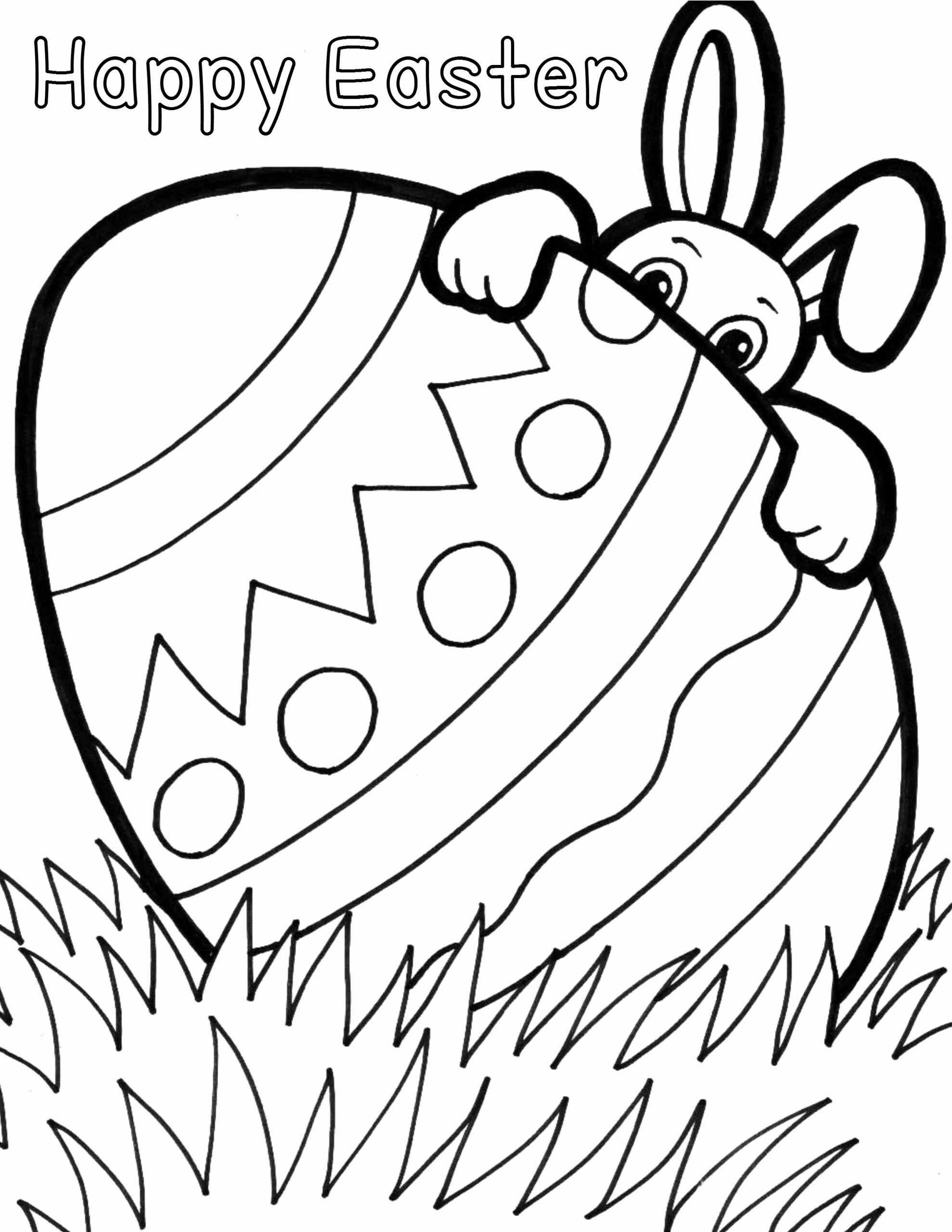 Happy Easter Coloring Pages At GetColorings Free Printable