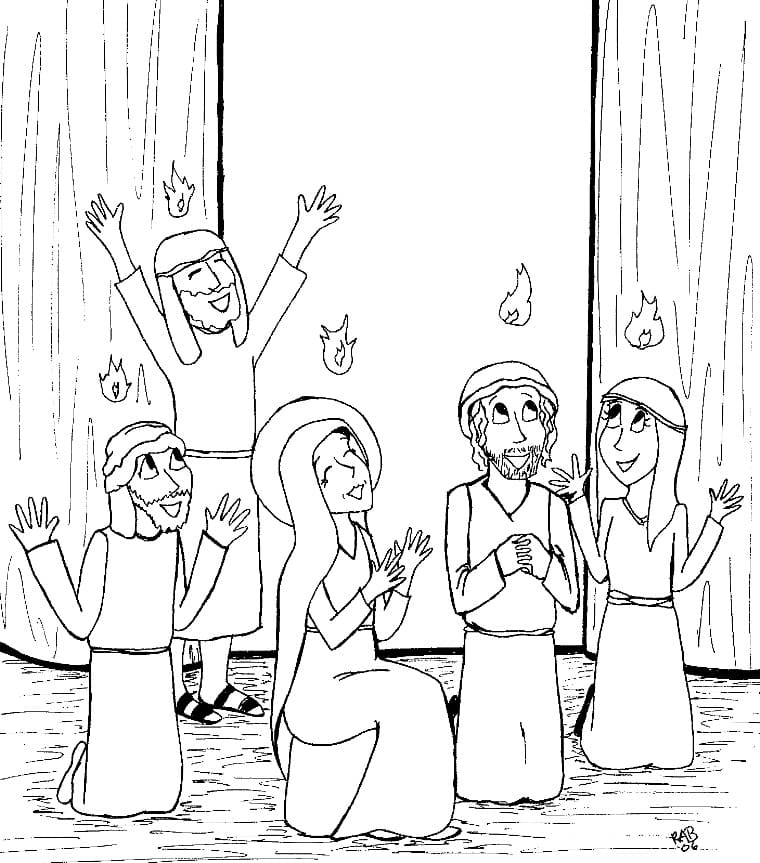 Holy Spirit At Pentecost Coloring Page Free Printable Coloring Pages 
