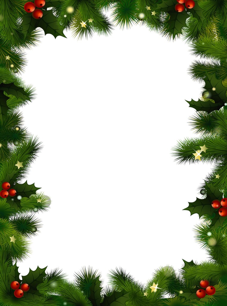 Horizontal Christmas Tree Border Clipart 15 Free Cliparts Download 