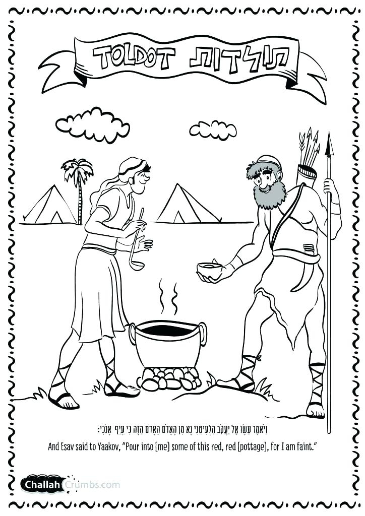 Jacob And Esau Coloring Pages Printable At GetColorings Free 