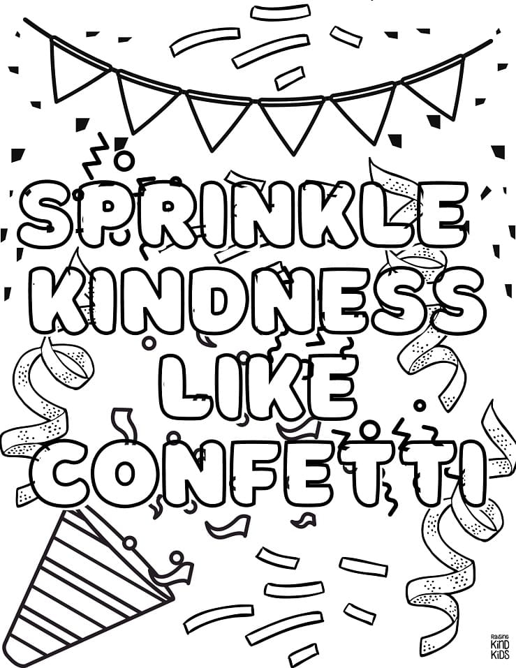 Kindness Coloring Pages Free Printable Coloring Pages For Kids
