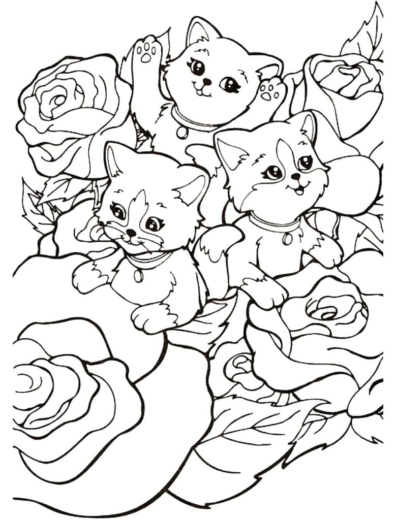 Kitten Coloring Pages 100 Coloring Pages For Kids