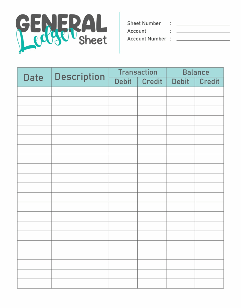Ledger Balance Sheet 10 Free PDF Printables Printablee