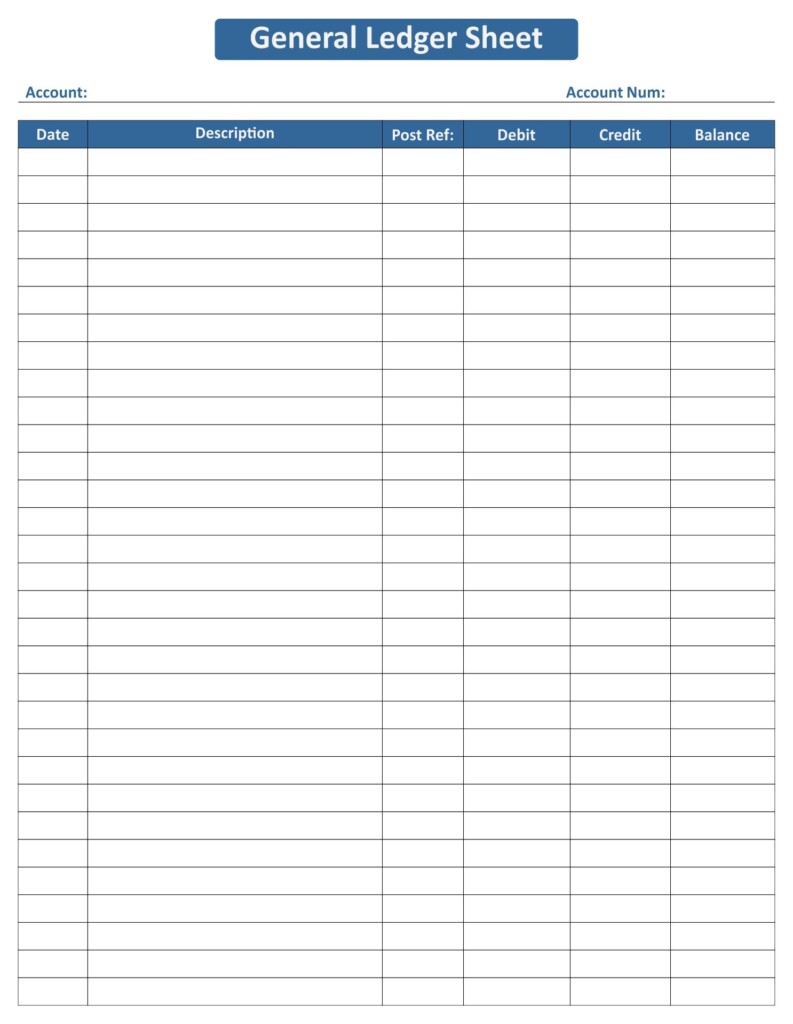 Ledger Balance Sheet 10 Free PDF Printables Printablee