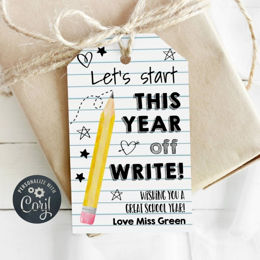 Let 39 s Start This Year Off Write Gift Tag Template Printable Back To 