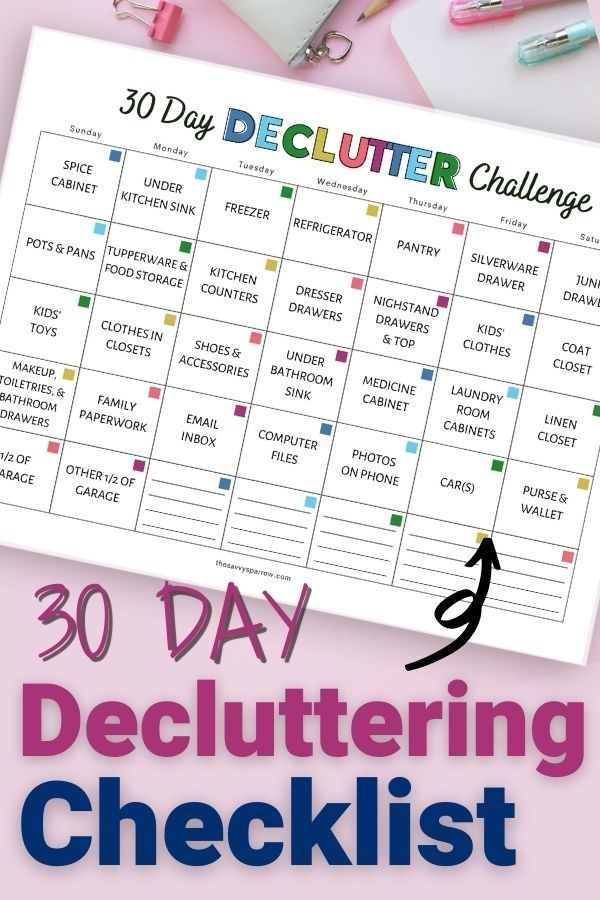Looking For A Free Printable Decluttering Checklist To Help You 