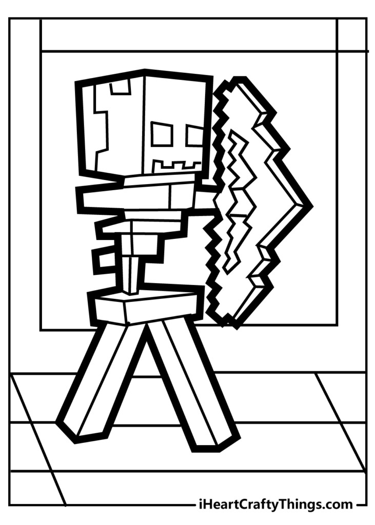 Minecraft Coloring Pages Updated 2021 