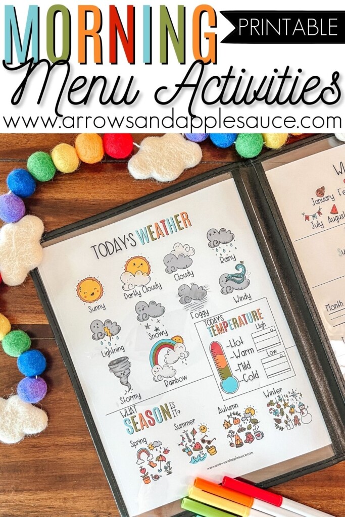 Morning Menu Printables