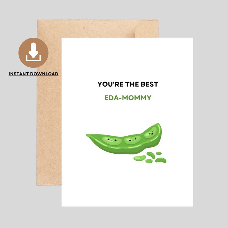 Mothers Day Food Cards Etsy
