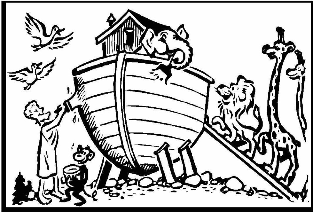 Noah 39 s Ark Printable Coloring Page
