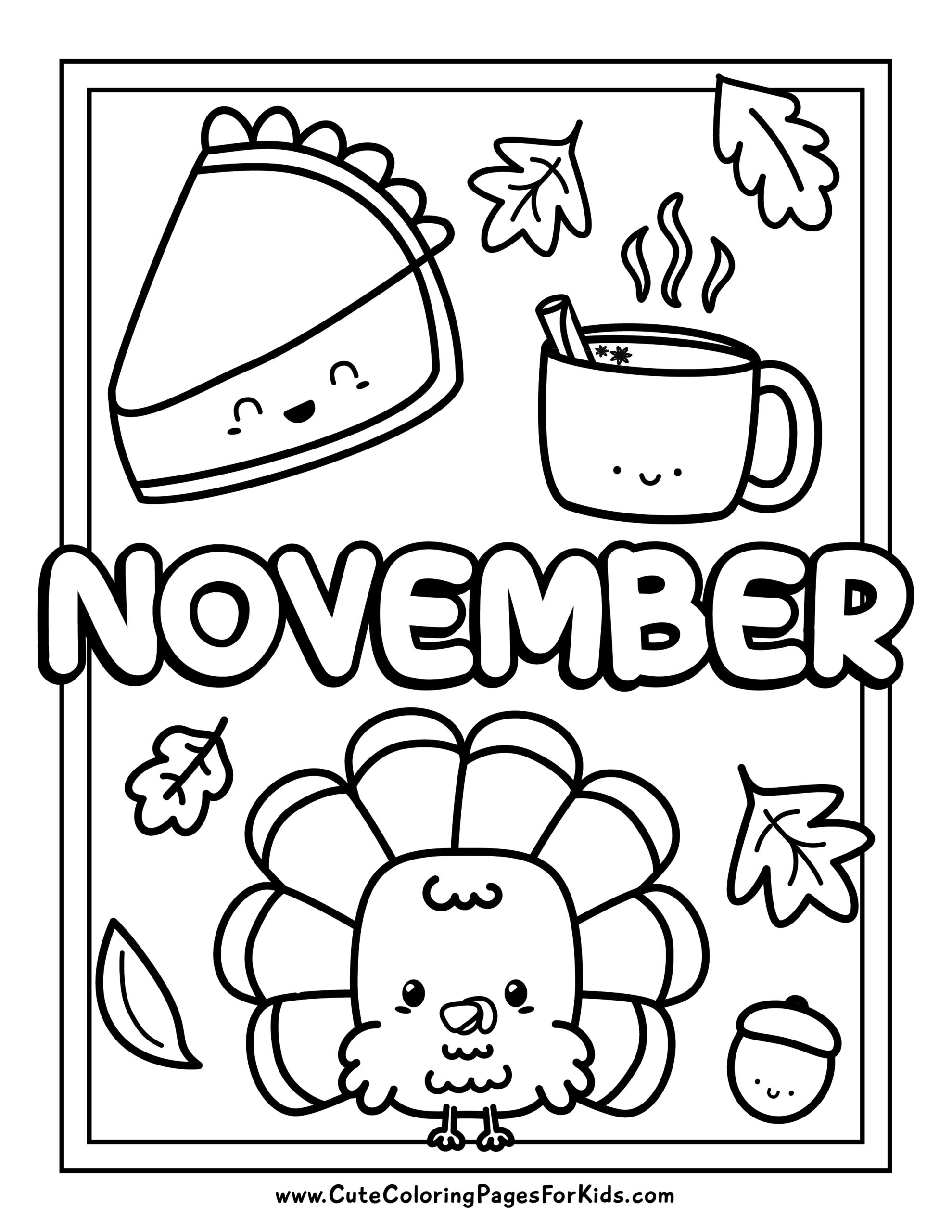 November Coloring Pages 30 New Images Free Printable November