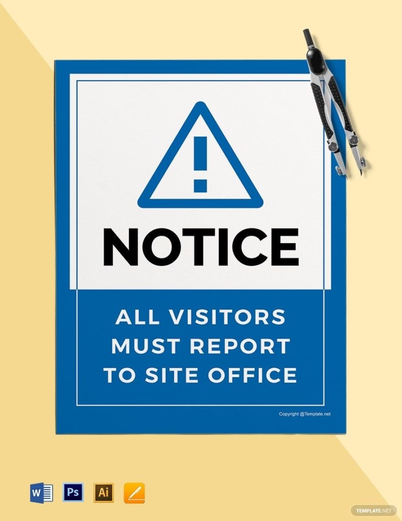 Office Door Sign Template Word