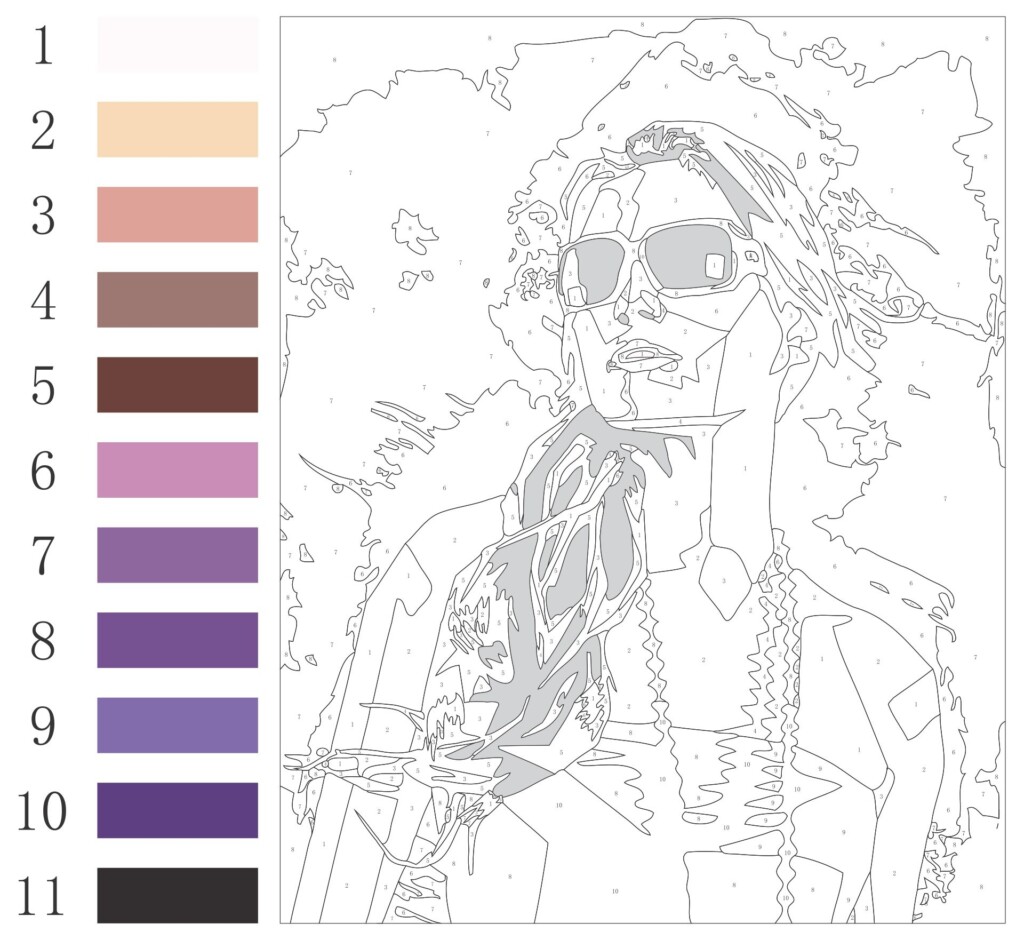 Paint By Number Templates 20 Free PDF Printables Printablee