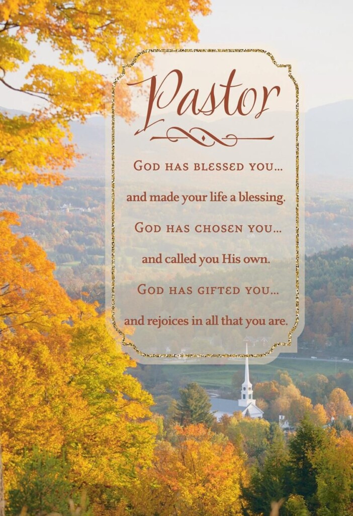 Pastor Appreciation Cards Free Printable Printable Free Templates