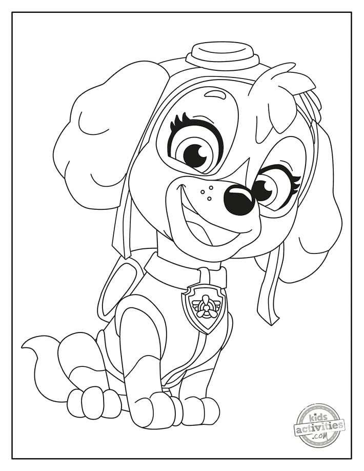 Paw Patrol Printables Coloring Pages
