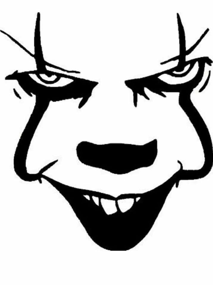 Pennywise Tattoo Stencil Printable Computer Tools