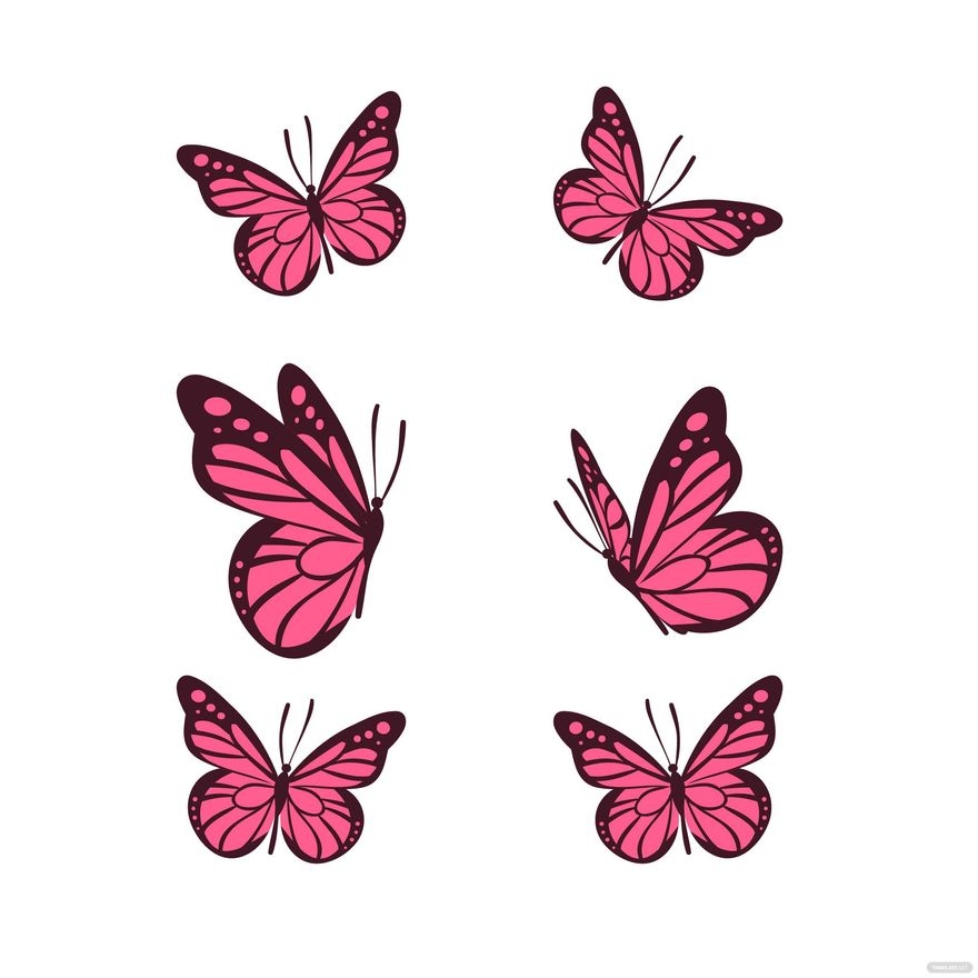 Pink Butterfly Printable Atelier yuwa ciao jp