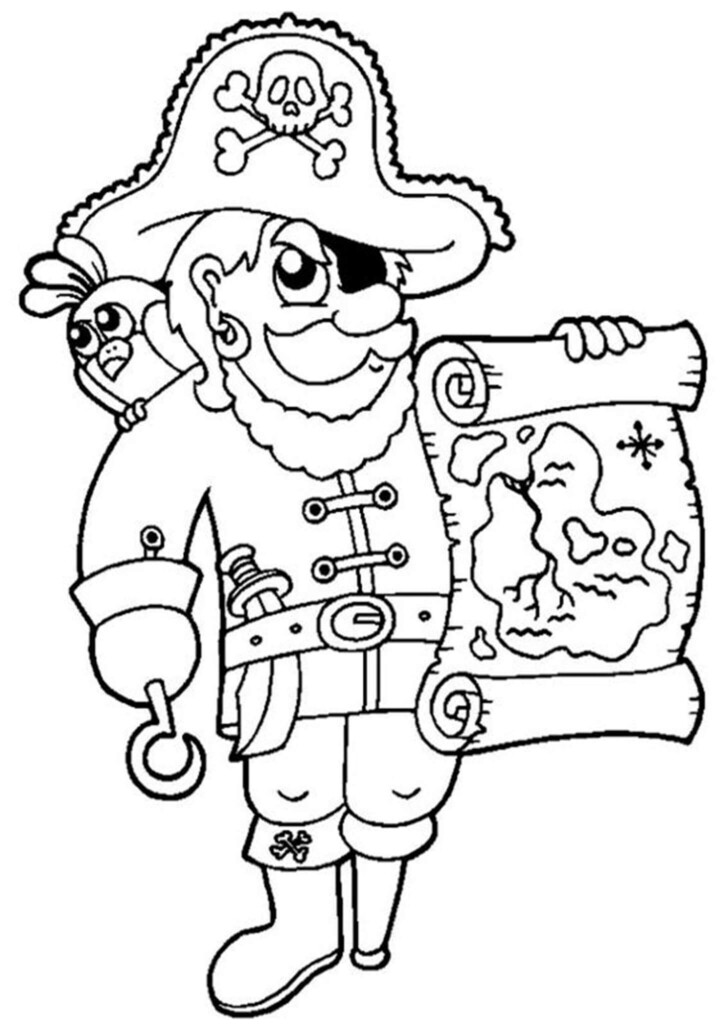 Pirate Coloring Sheets Printable