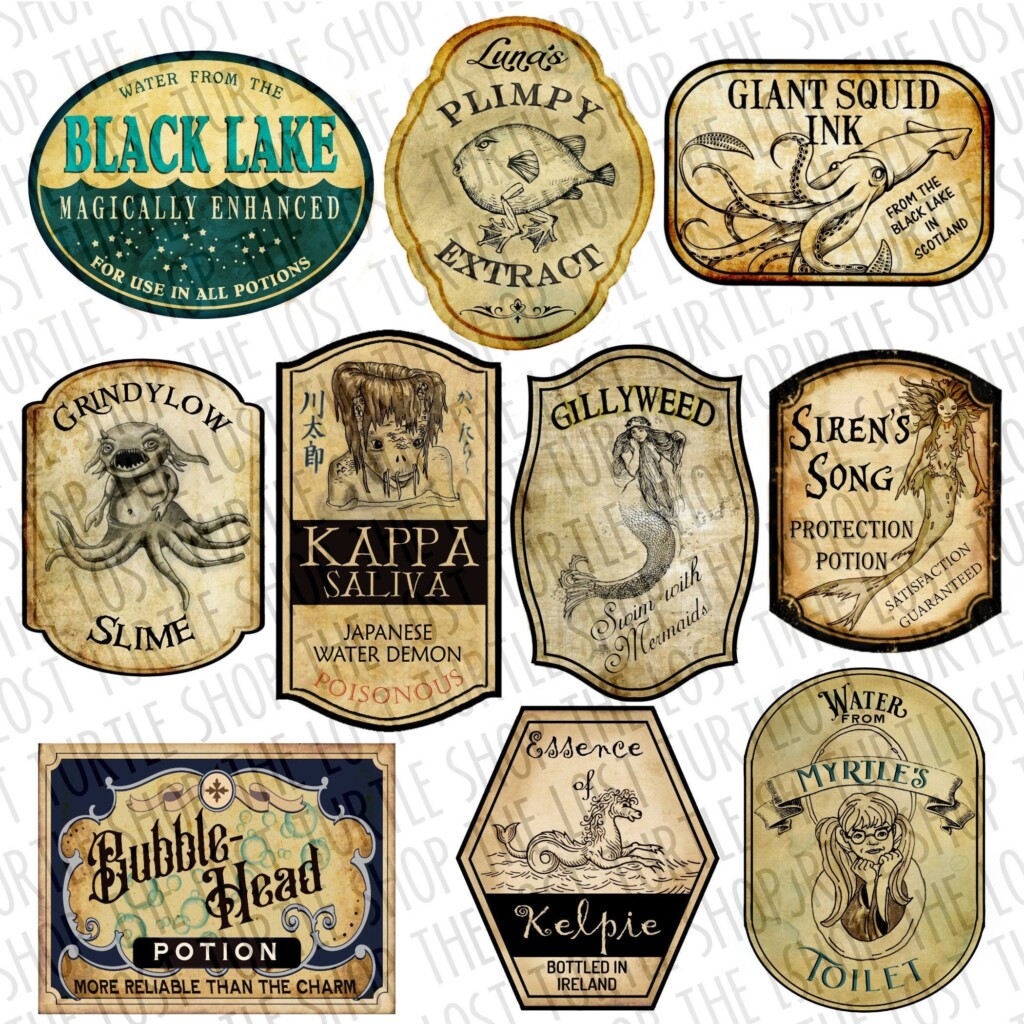 Potion Label Template