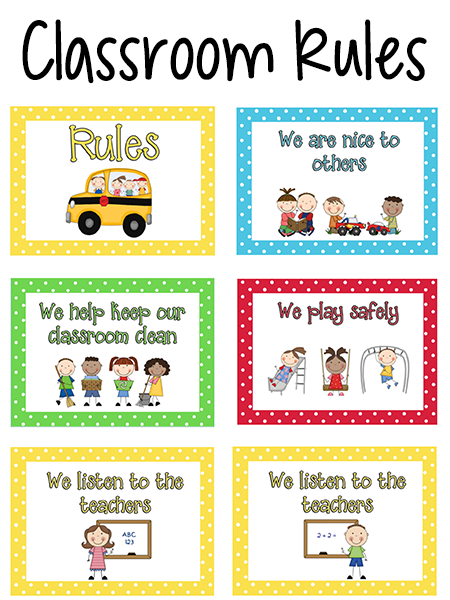 Preschool Classroom Rules Free Printables Printable Templates
