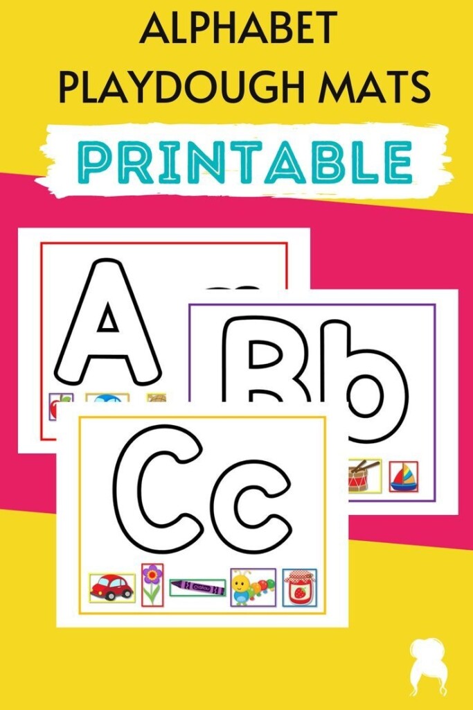 Printable Alphabet Free Alphabet Playdough Mats Pdf Printable Templates