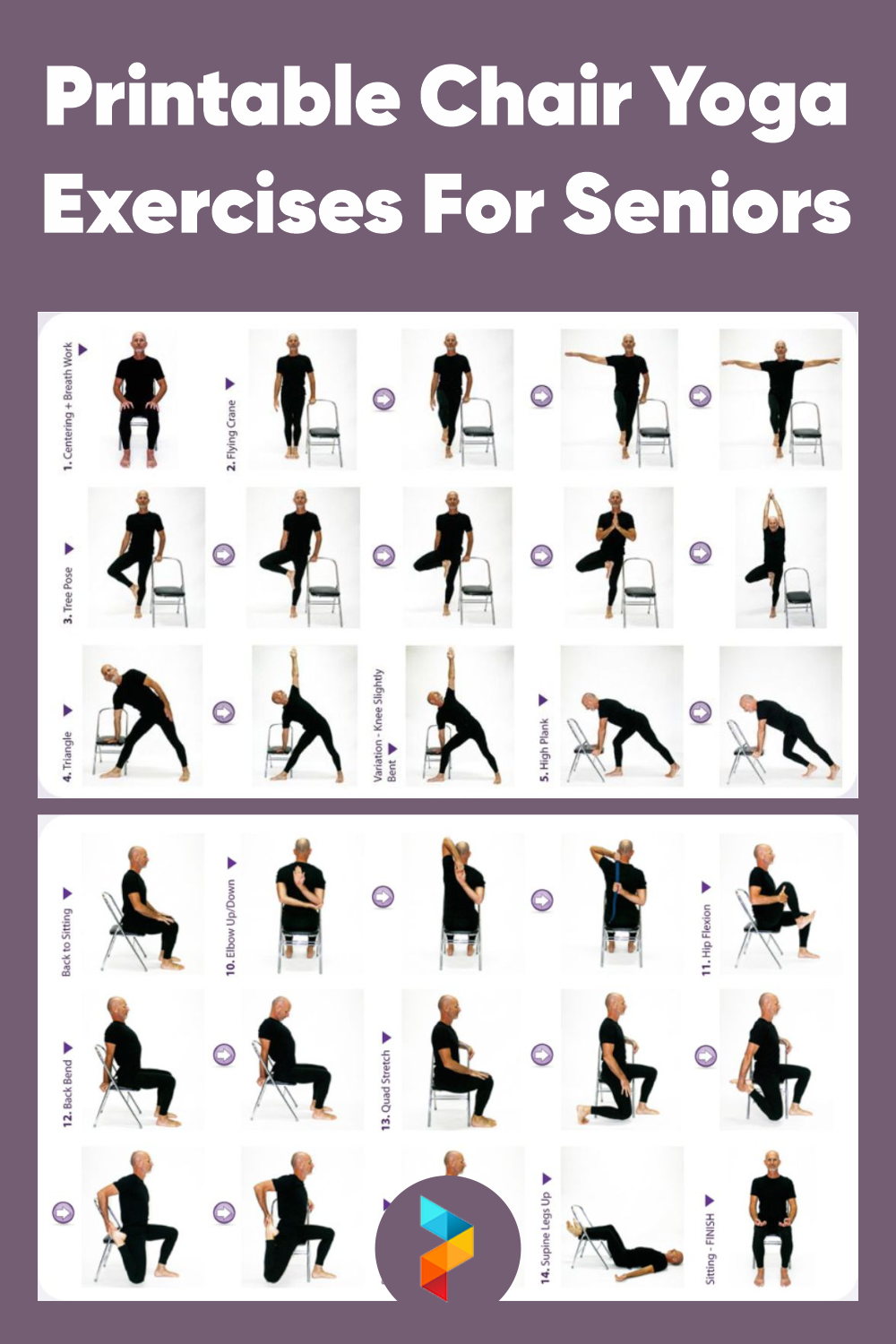 Printable Chair Yoga Chart