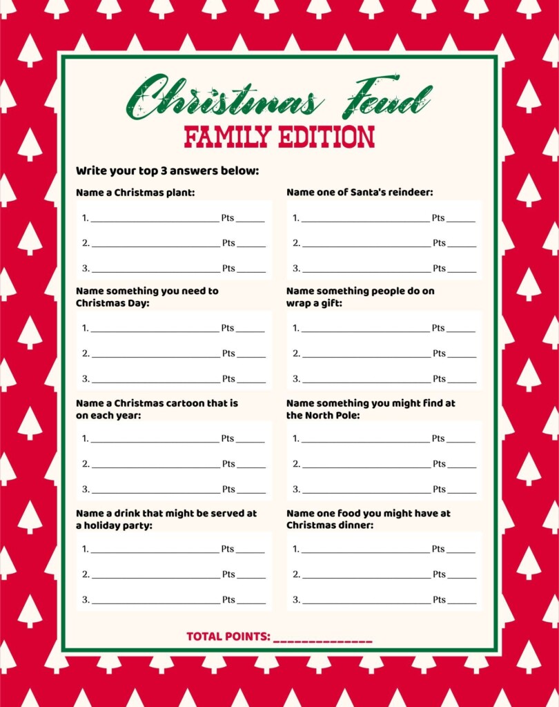 Printable Christmas Games Pdf Printable Free Templates
