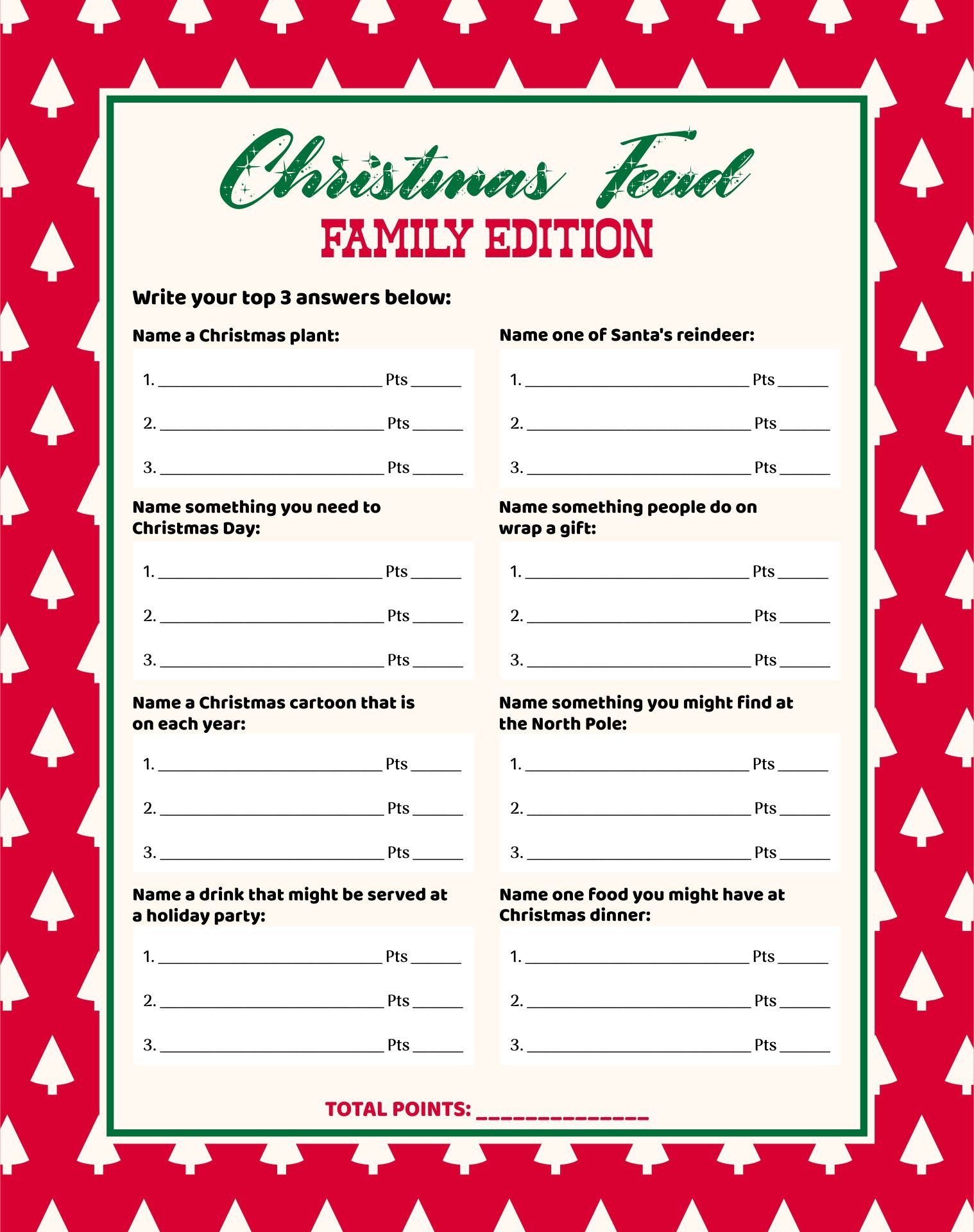 Printable Christmas Games Pdf Printable Free Templates