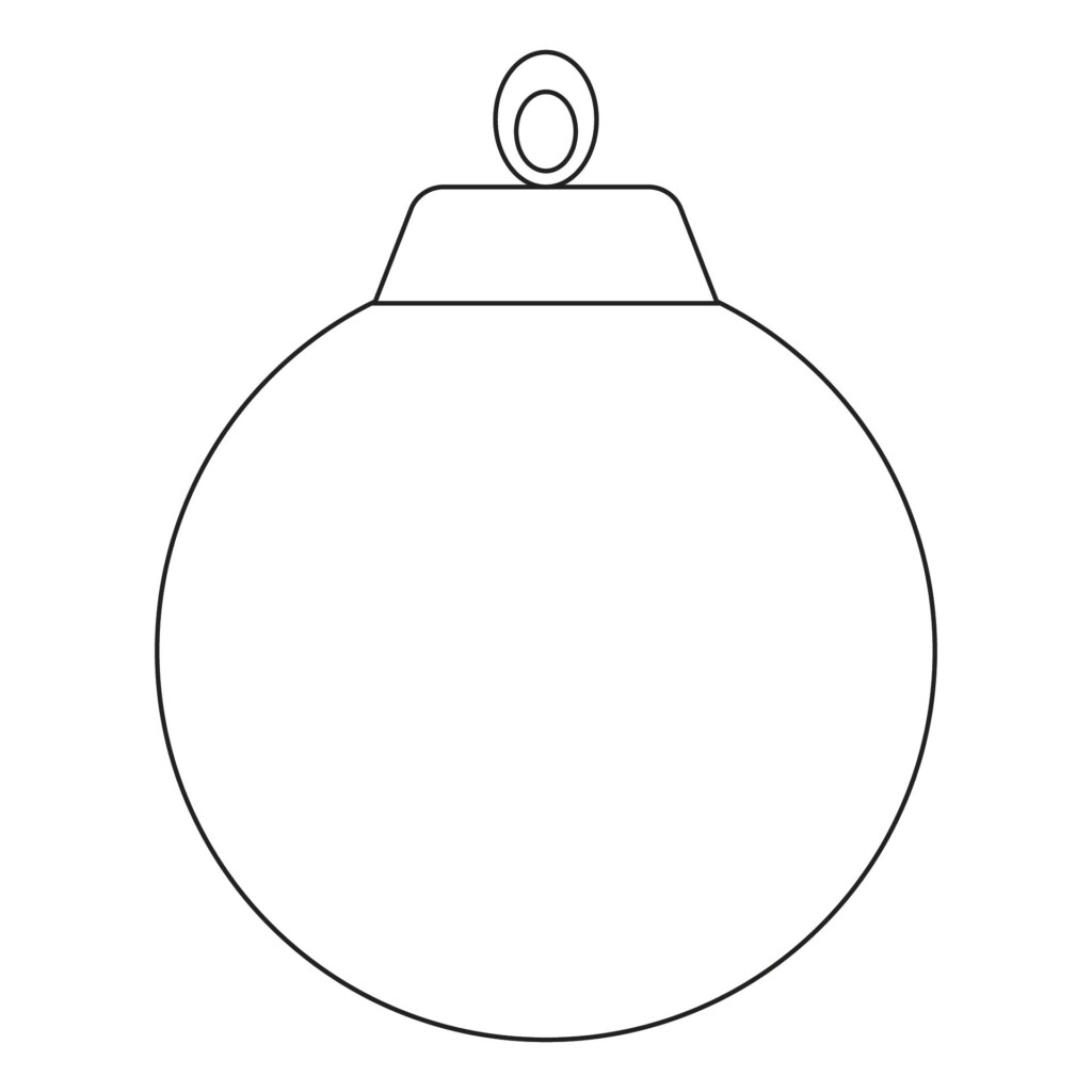 Printable Christmas Ornament Templates Free Printable Templates