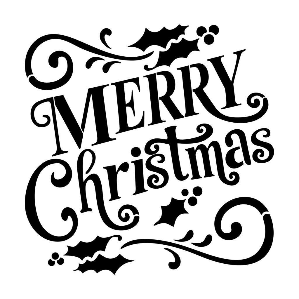 Printable Christmas Stencils