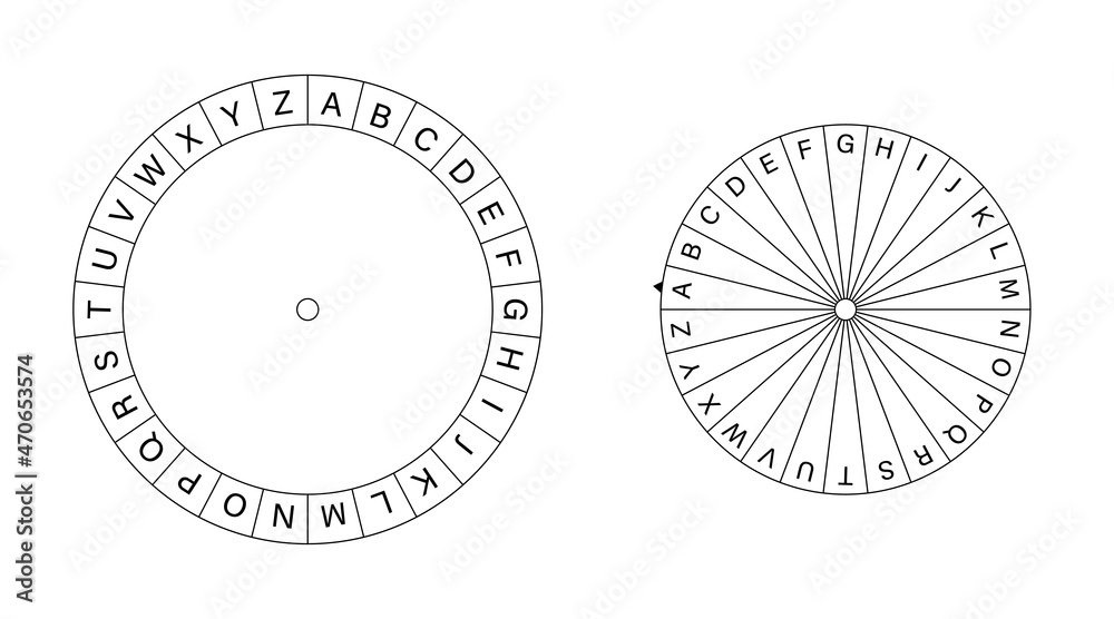 Printable Cipher Wheel