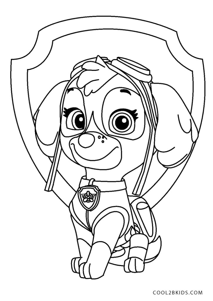 Printable Coloring Pages Of Paw Patrol Characters Col Vrogue co