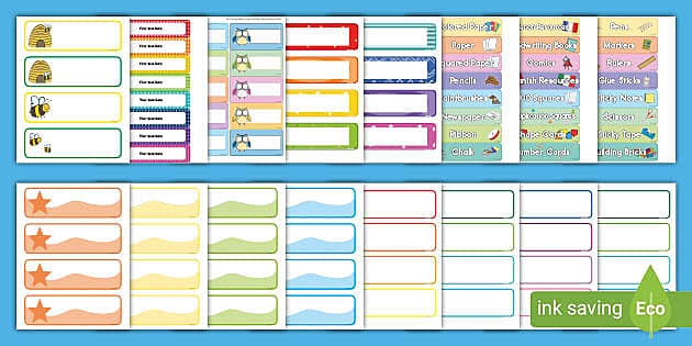 Printable Cubby Name Tags For Classrooms Twinkl USA