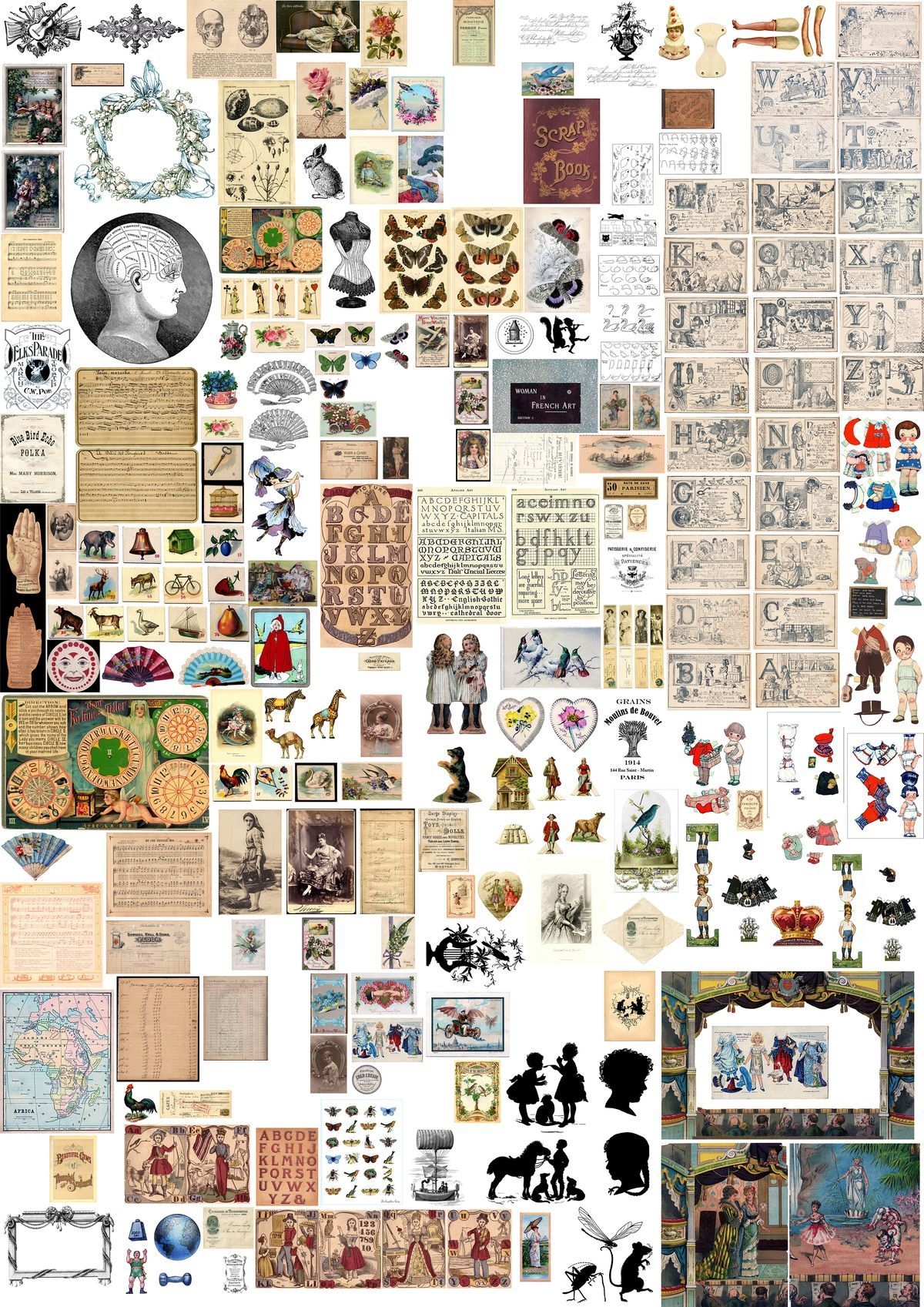Printable Dollhouse Miniatures