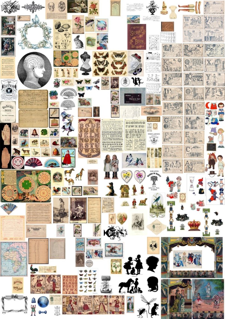Printable Dollhouse Miniatures