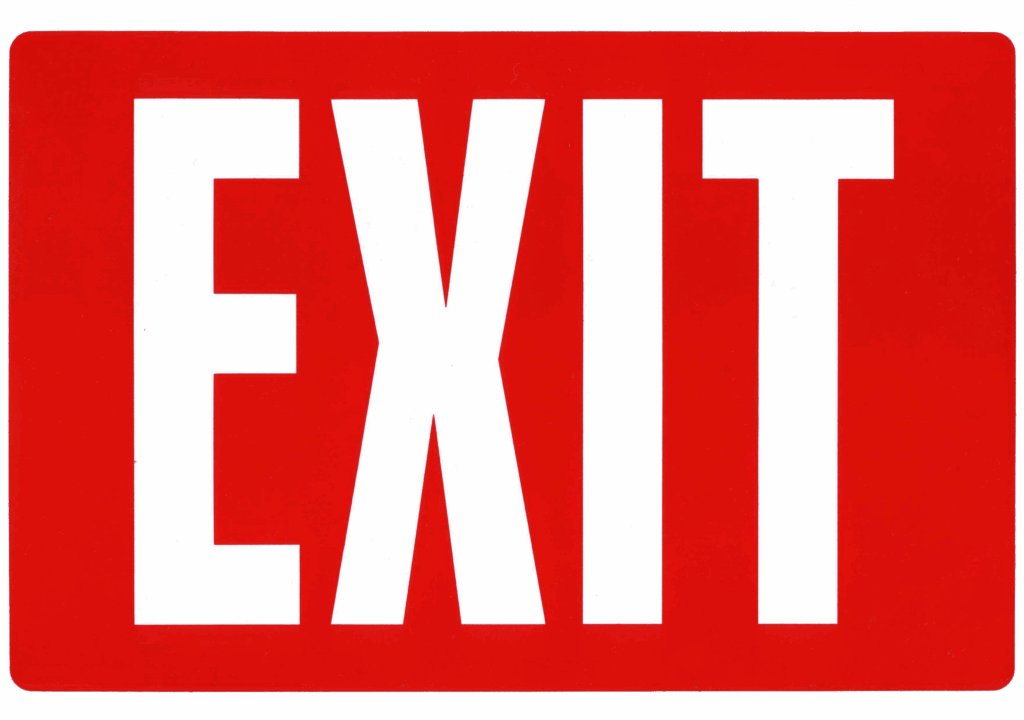 Printable Exit Signs Printable Calendars AT A GLANCE