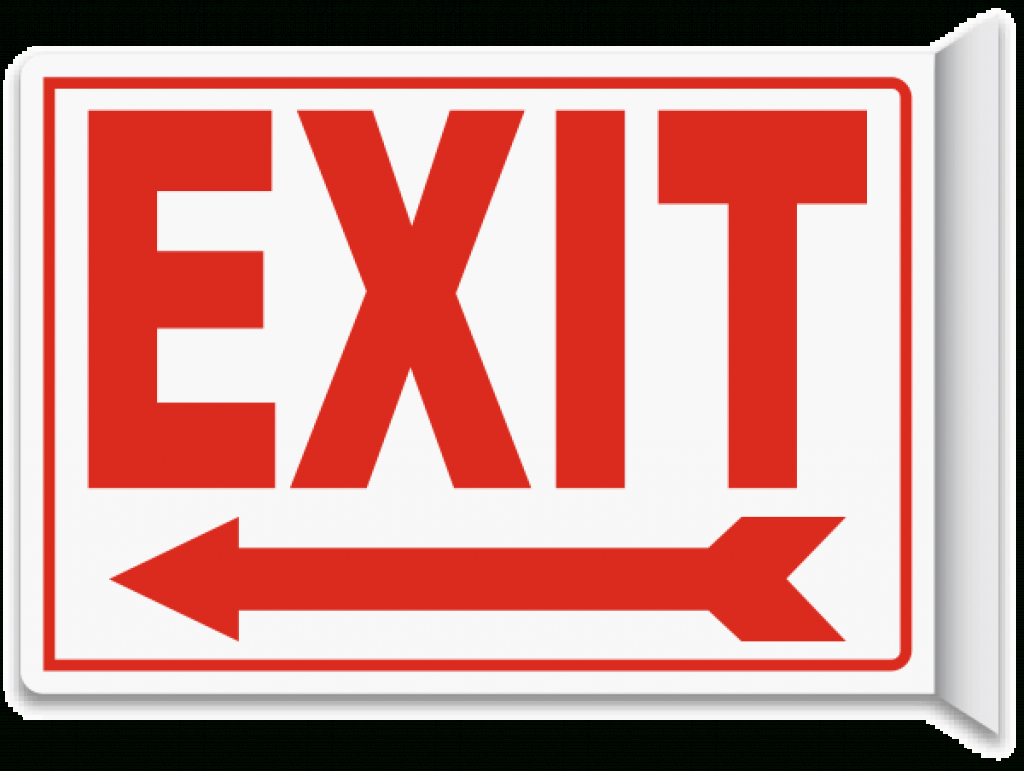 Printable Exit Signs