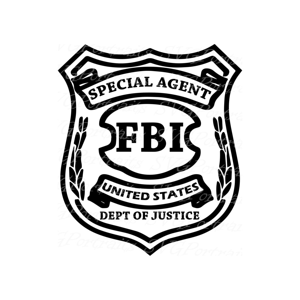 Printable Fbi Badge Template Printable Free Templates