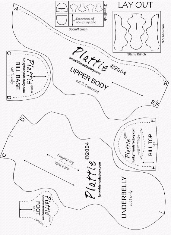 Printable Felt Toy Patterns