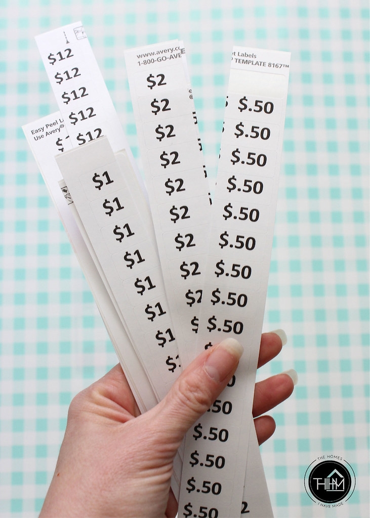 Printable Garage Sale Price Tags The Homes I Have Made