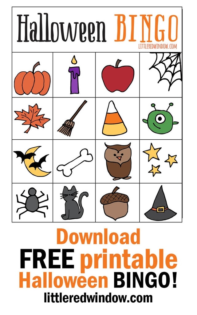 Printable Halloween Bingo Game