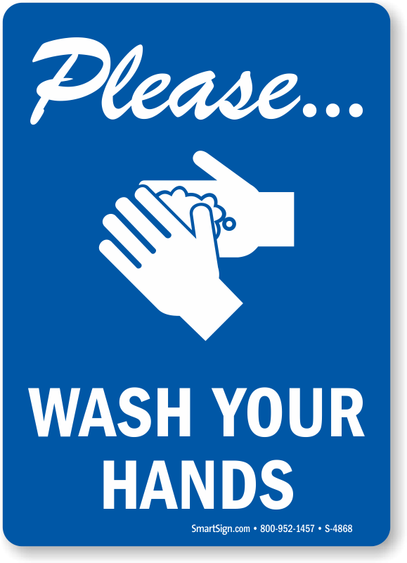 Printable Hand Washing Sign